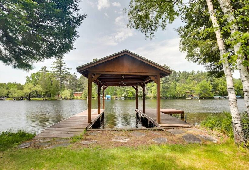Waterfront Eagle River Home W/ Dock + Fire Pit!