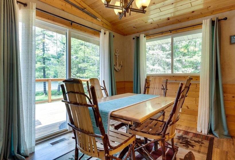 Waterfront Eagle River Home W/ Dock + Fire Pit!