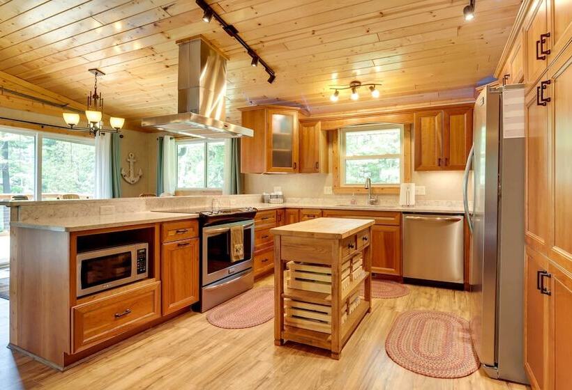 Waterfront Eagle River Home W/ Dock + Fire Pit!