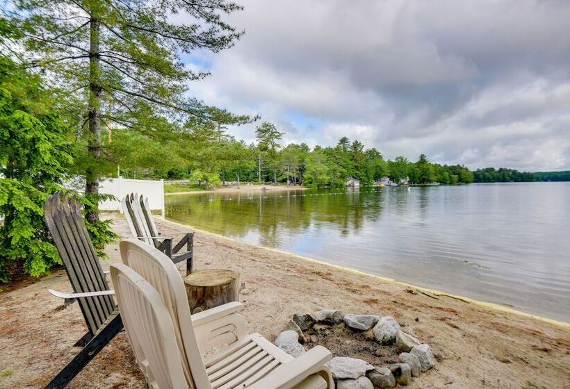 Waterfront Gray Home W/ Furnished Deck & Fire Pit!