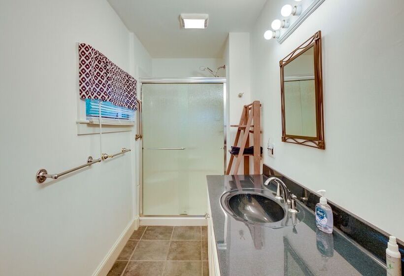 Waterfront Gray Home W/ Furnished Deck & Fire Pit!