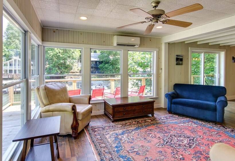 Waterfront Home W/ Dock Access On Lake Lure!
