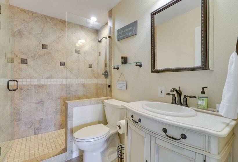 Waterfront Spicewood Home: Deck, Fire Pit & Grill