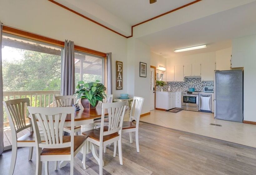 Waterfront Spicewood Home: Deck, Fire Pit & Grill