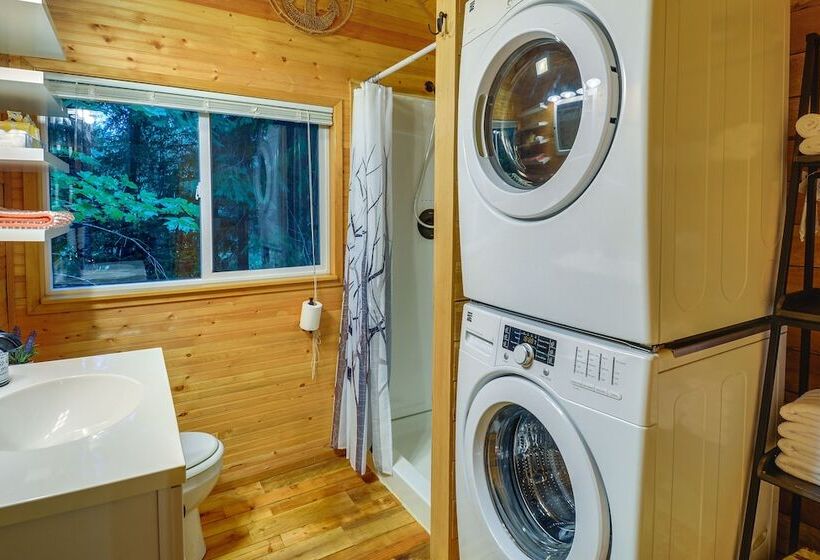 Adorable A Frame Cabin, Steps To Lake Cushman!