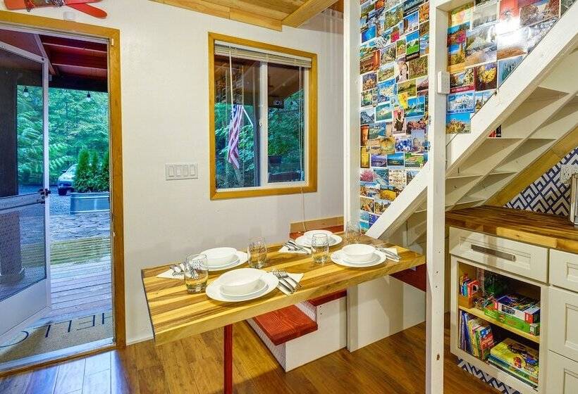 Adorable A Frame Cabin, Steps To Lake Cushman!