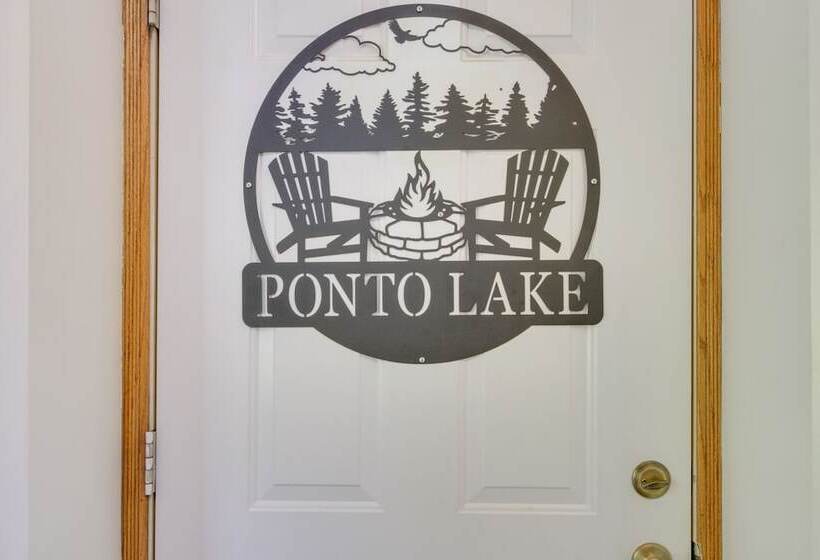 Backus Lakefront Cabin W/ Fire Pit, Dock Access!