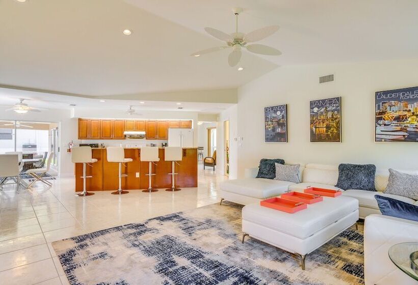 Canal Front Cape Coral Home: Pool, Screened Lanai!