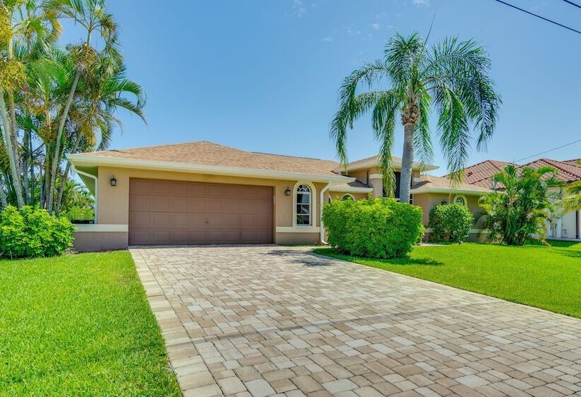 Canal Front Cape Coral Home: Pool, Screened Lanai!