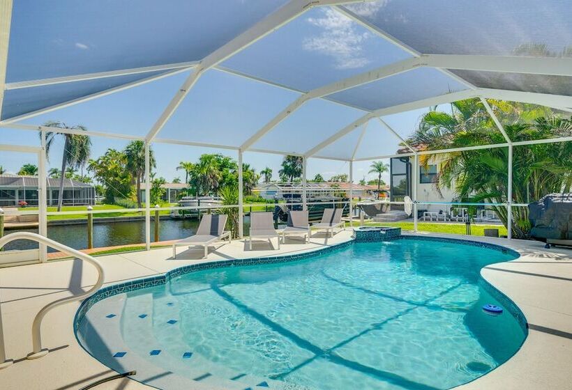 Canal Front Cape Coral Home: Pool, Screened Lanai!