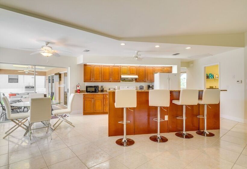 Canal Front Cape Coral Home: Pool, Screened Lanai!