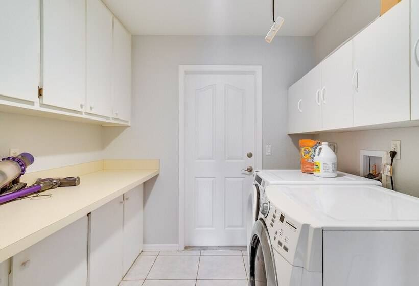 Lanai & Pool: Waterfront Cape Coral Home!