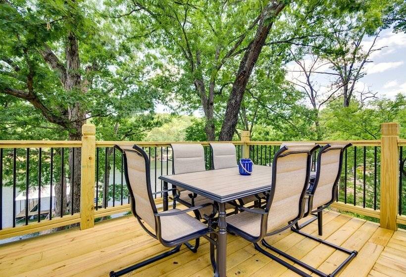 Dock & Boat Slip: Lakefront Osage Beach Home!