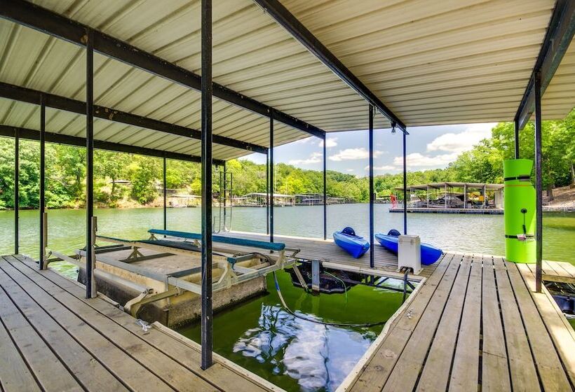 Dock & Boat Slip: Lakefront Osage Beach Home!