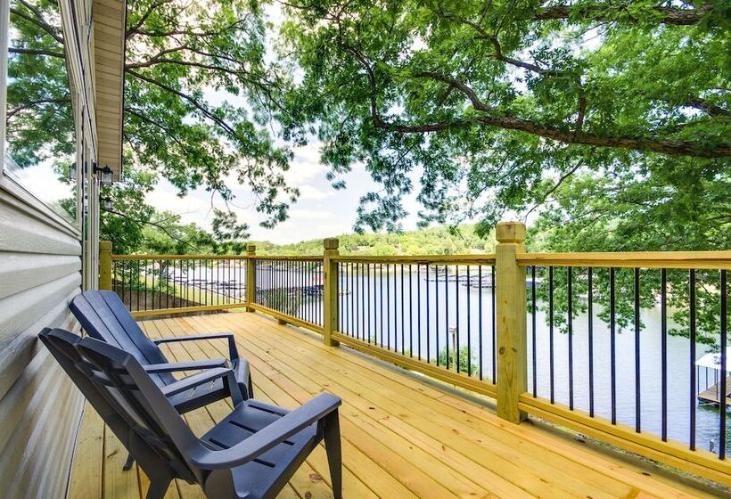 Dock & Boat Slip: Lakefront Osage Beach Home!