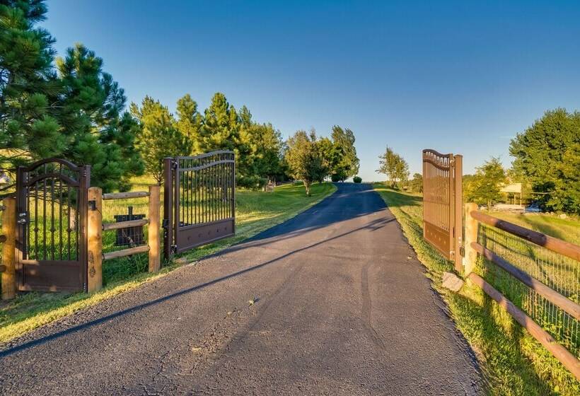 Heated Pool + Mtn Views: Log Cabin In Parker!