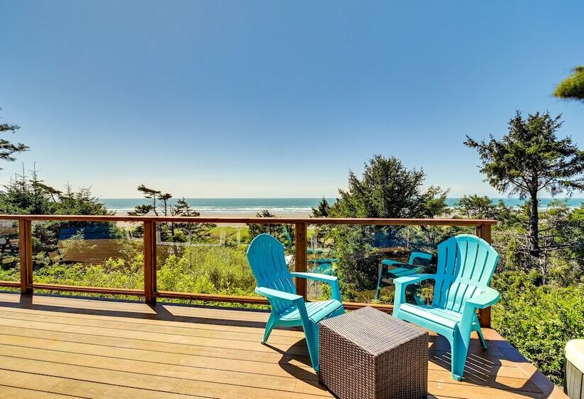 Moclips Home W/ Hot Tub & Stunning Beach Views!
