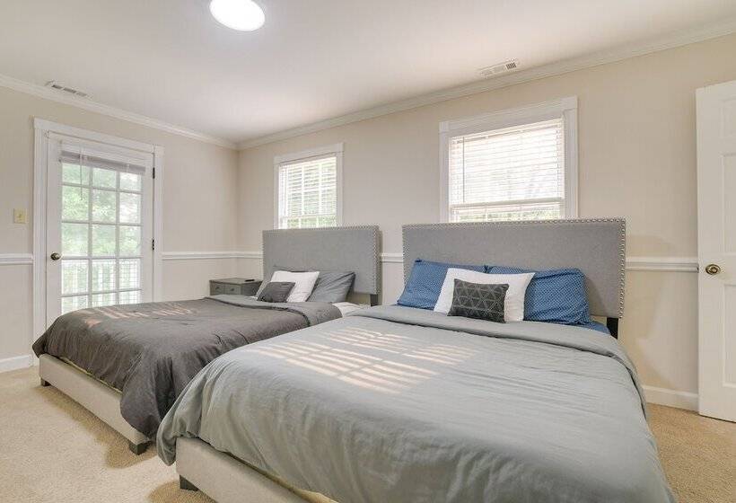 Spacious Durham Home W/ Fire Pit & Hot Tub!