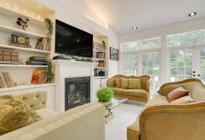 Spacious Durham Home W/ Fire Pit & Hot Tub!