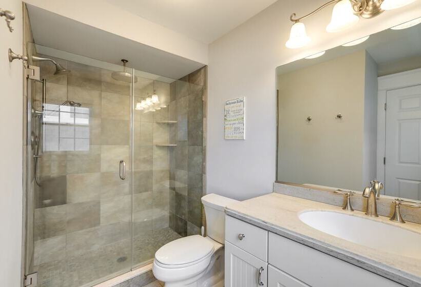 Waterfront Ocean City Escape W/ Large Deck, Pool!