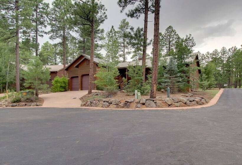 Furnished Deck & Grill: Wooded Torreon Cabin