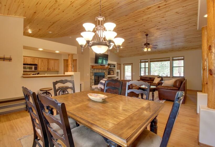 Furnished Deck & Grill: Wooded Torreon Cabin