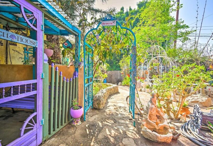 Flower Garden Cottage W/ Treehouse & Waterfall By Redawning