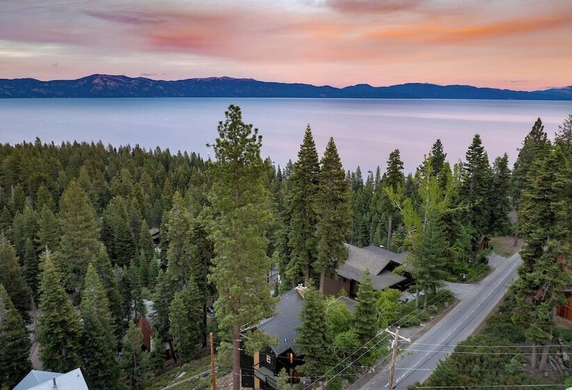 Lake View, Firepit, Game Room Remodeled Lake Tahoe Luxury Cabin By Avantstay