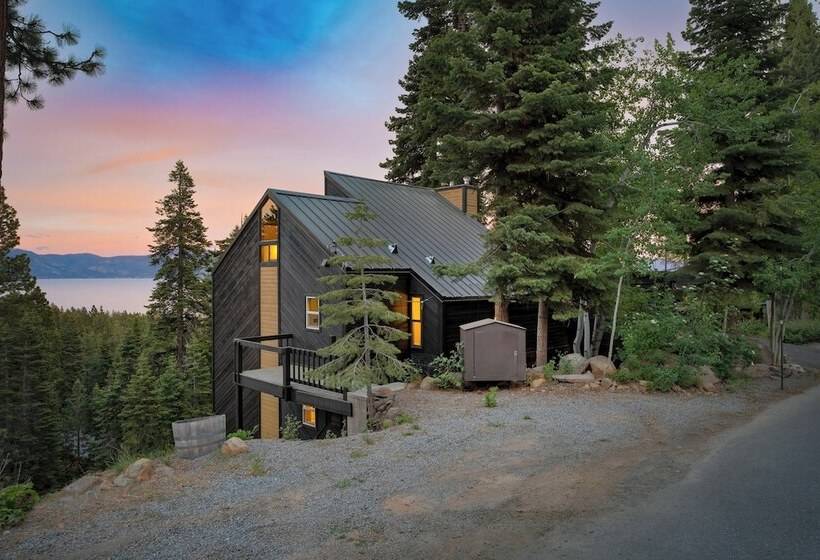 Lake View, Firepit, Game Room Remodeled Lake Tahoe Luxury Cabin By Avantstay