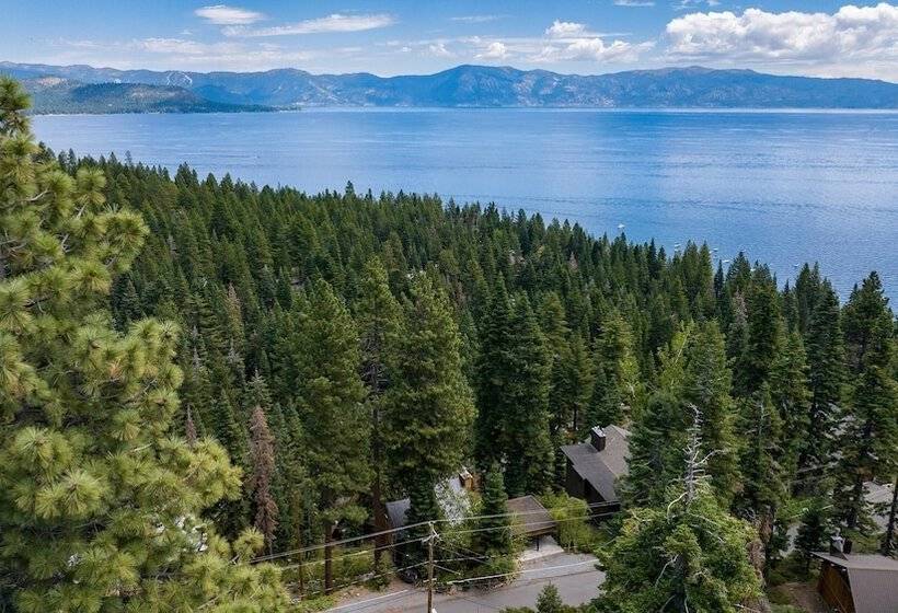 Lake View, Firepit, Game Room Remodeled Lake Tahoe Luxury Cabin By Avantstay