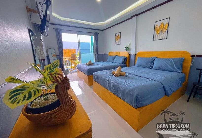 تختخواب و صبحانه Baan Tipsukon