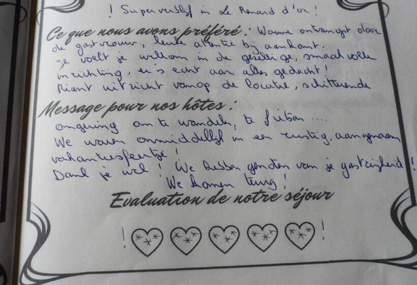 Bed and Breakfast Le Renard Or