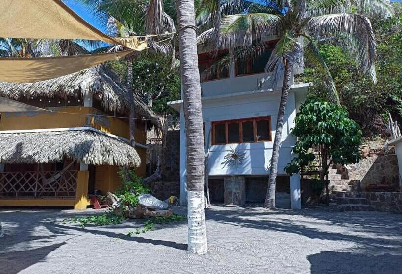 هاستل Cabañas Y Camping Punta Sur Mazunte
