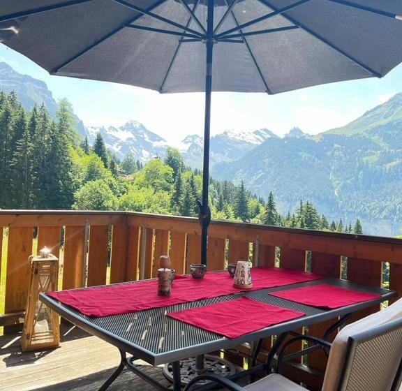 住宿加早餐  Hop In Nest Cozy Bed&breakfast In Wengen