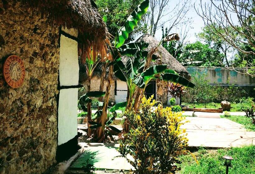 Отель Y Museo Aldea Maya Toktli Orígenes Casa Maya Toh Alberca, Wifi Starlink, Tour Museo