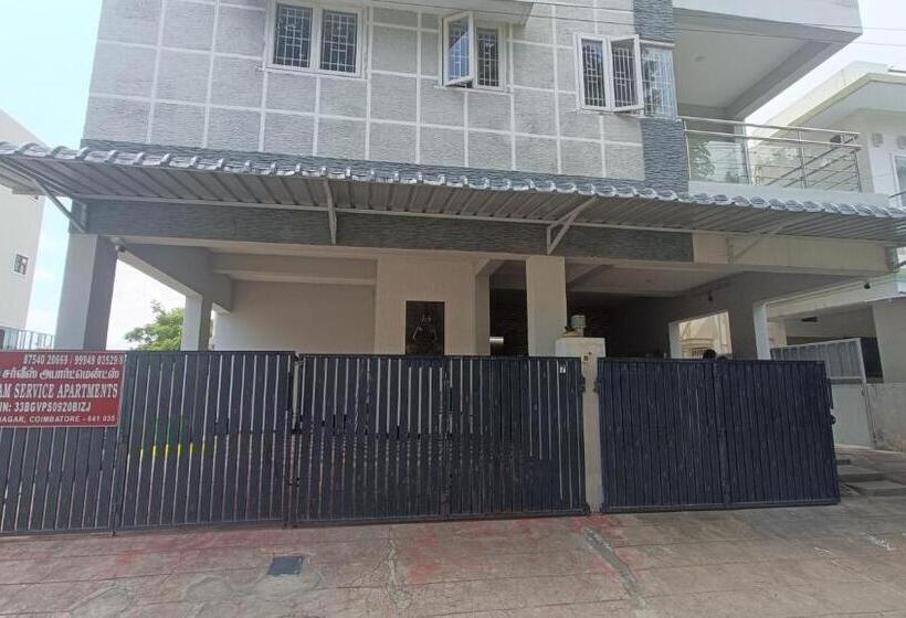 בית מלון כפרי Shantham Service Apartments, Indumanagar, Coimbatore