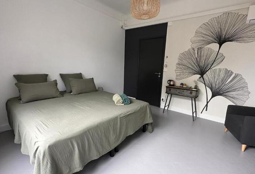 ペンション Chambre Ginkgo Au Domaine De L Aven