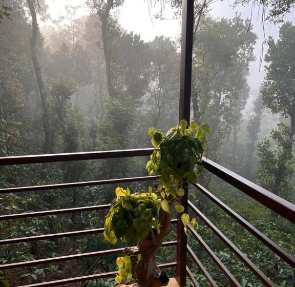 리조트 Coffee Cradle Wayanad Luxuorios Private Tree House Inside 2 Acre Coffee Plantation Wetlands Wayana