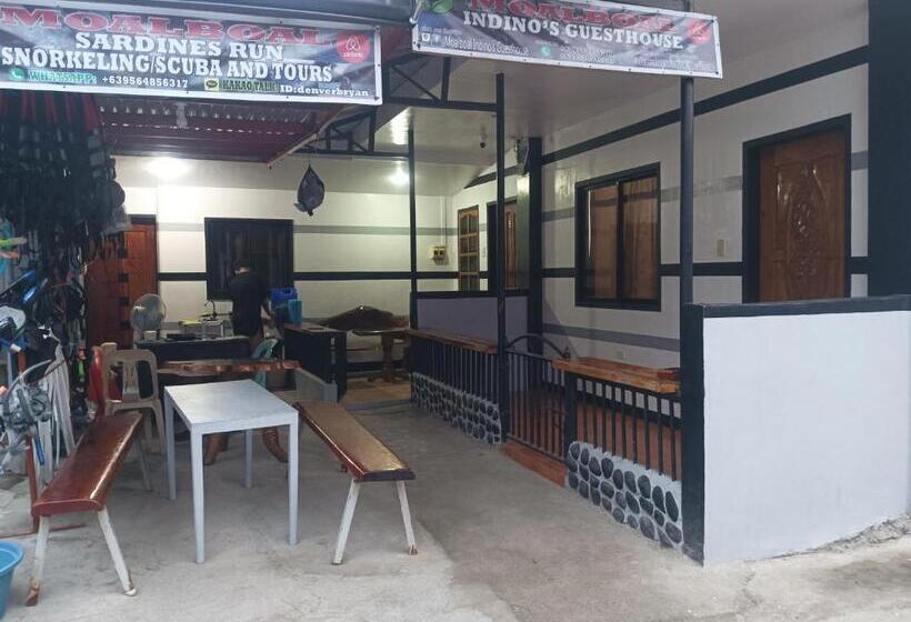 پانسیون Moalboal Indino S Guesthouse Sardines Run And Sea Turtle 1 Minute Walking Distance