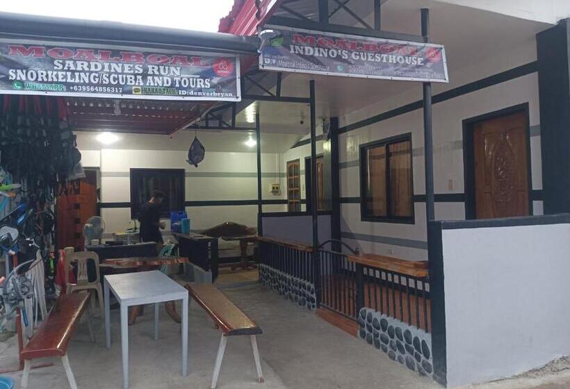 پانسیون Moalboal Indino S Guesthouse Sardines Run And Sea Turtle 1 Minute Walking Distance