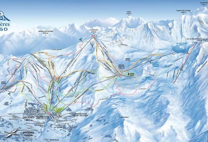 פנסיון Orcières Merlette Le Panoramic