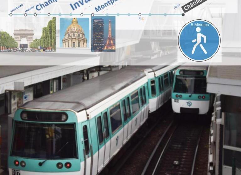 Bed and Breakfast Chatillon Citea Access Dayuse Room   Work And Day Rest Timeshare   15 Minutes Paris Montparnasse