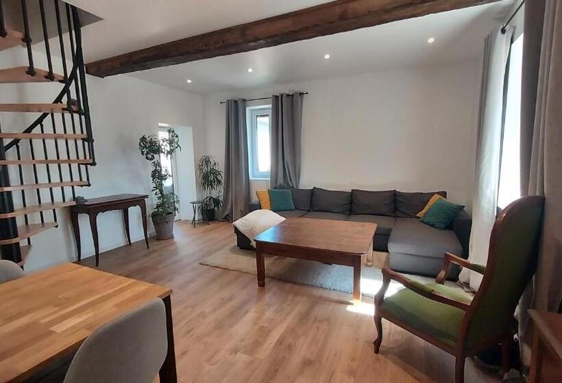 민박 Suite à L Oasis De Chamousset