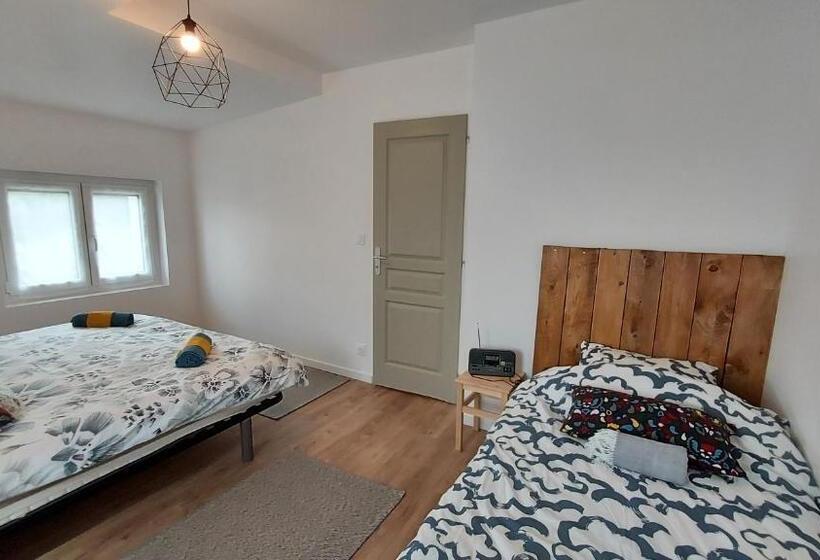 민박 Suite à L Oasis De Chamousset