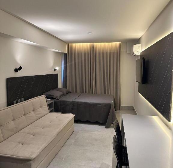 בית מלון כפרי Flat Beira Mar No Arpoar Suítes