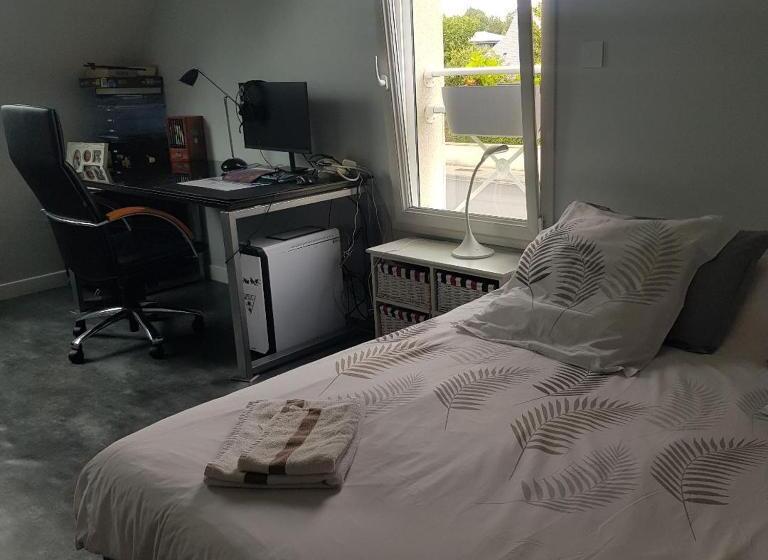 Bed and Breakfast Grande Chambre Entre Caen Et La Mer Chambre Terrasse Jardin Et Piscine