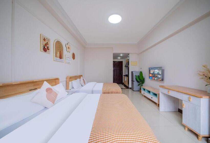 Guangzhou Lijing Aparthotel Pazhou Exhibition Center Next To Exit D Of Wanshengwei Mtr Station