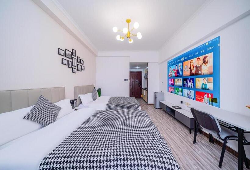 Guangzhou Lijing Aparthotel Pazhou Exhibition Center Next To Exit D Of Wanshengwei Mtr Station