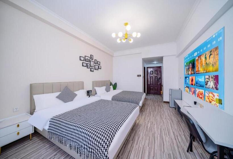 Guangzhou Lijing Aparthotel Pazhou Exhibition Center Next To Exit D Of Wanshengwei Mtr Station