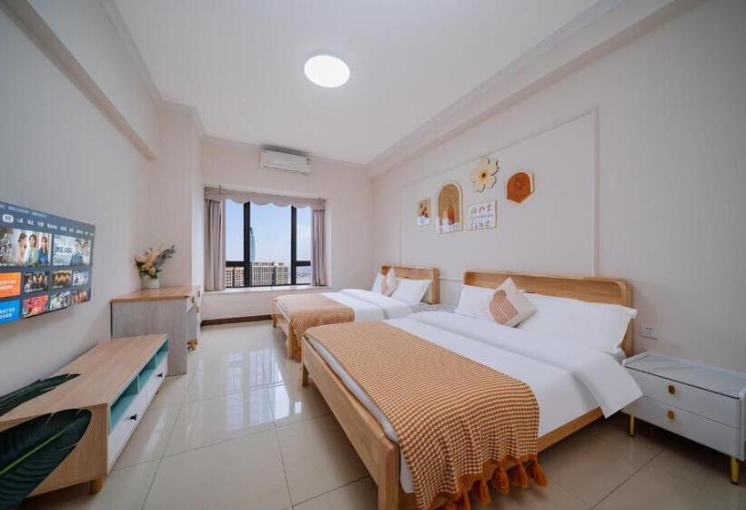 Guangzhou Lijing Aparthotel Pazhou Exhibition Center Next To Exit D Of Wanshengwei Mtr Station